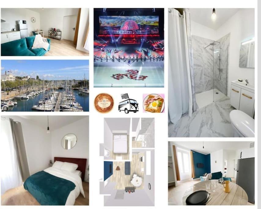 Lorient T2 , Hypercentre , Fibre ,Gare Apartment Bagian luar foto
